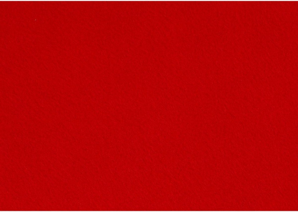 Creativ Company Hobbyfelt, rot, A4, 10 Blatt