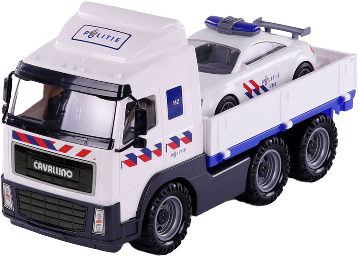 Cavallino Polizeilastwagen und Polizeiauto, Maßstab 1:16