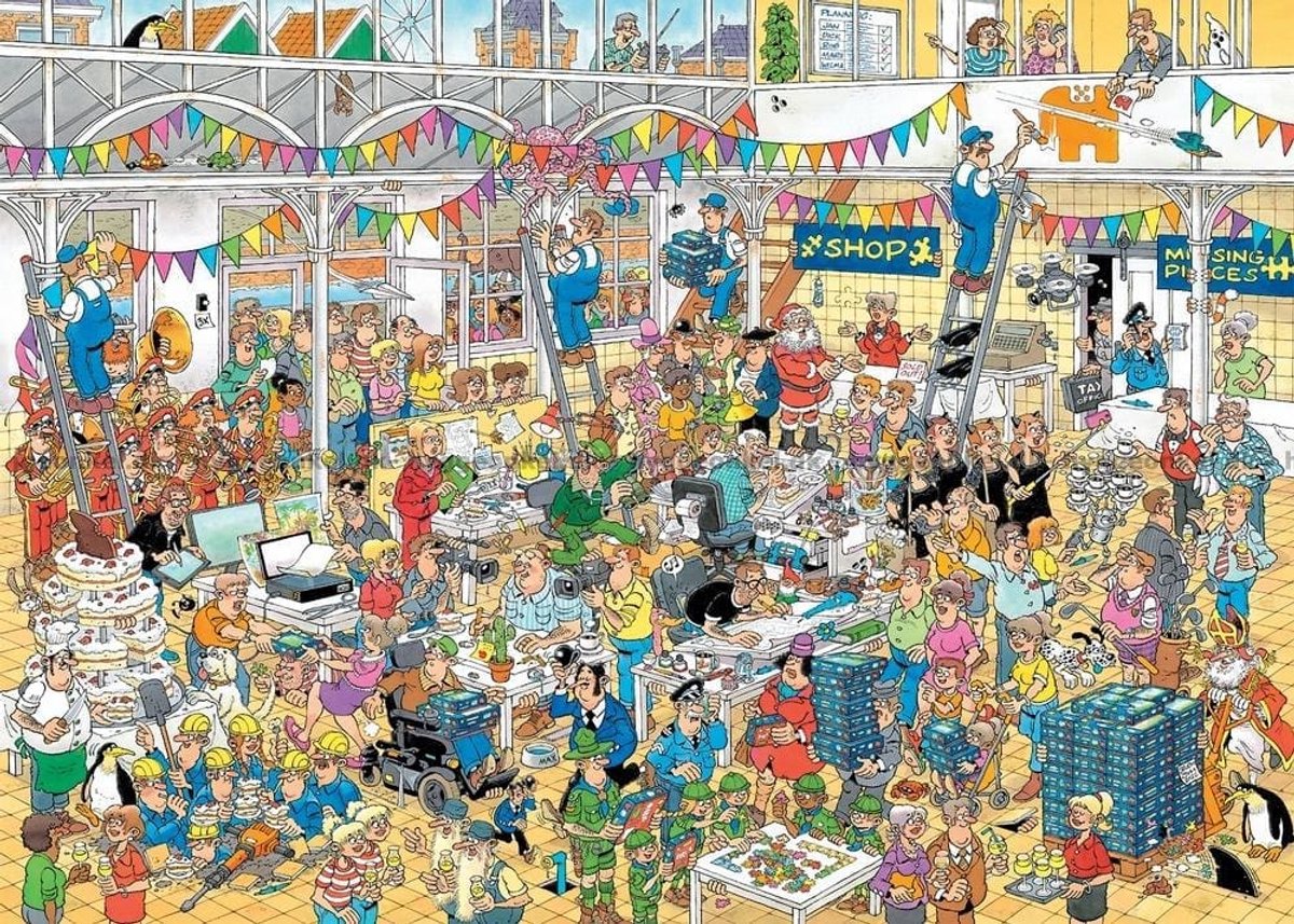 Jan Van Haasteren Puzzle – 10 Jahre Studio