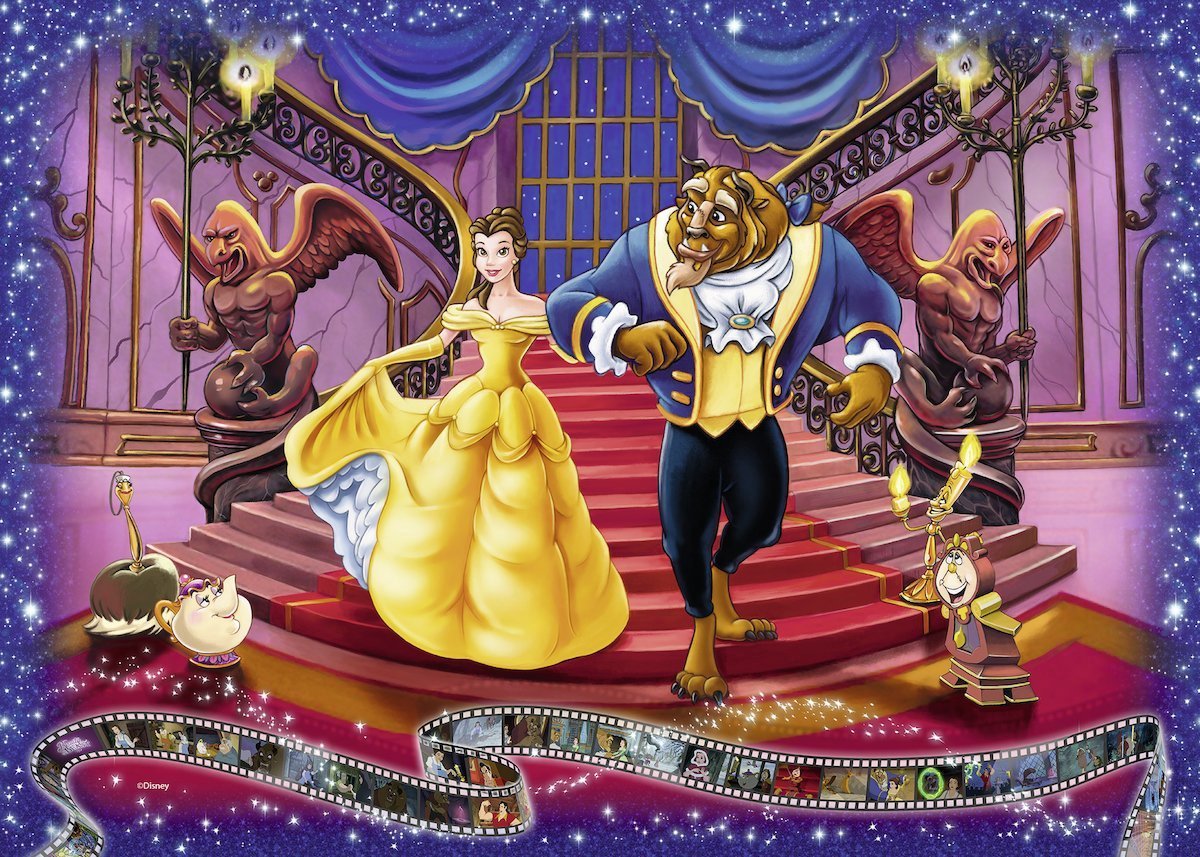Ravensburger Puzzle Disney Die Schöne und das Biest, 1000 Teile.