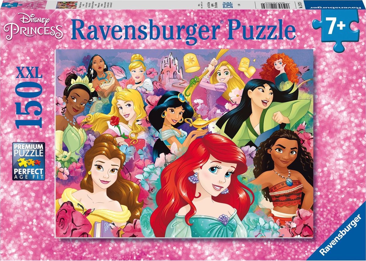 Ravensburger Puzzle XXL Disney Prinzessinnenträume können wahr werden, 150 Teile.