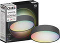 Calex slimme plafondlamp - smart plafonnière 30cm - rgb en warm wit - zwart
