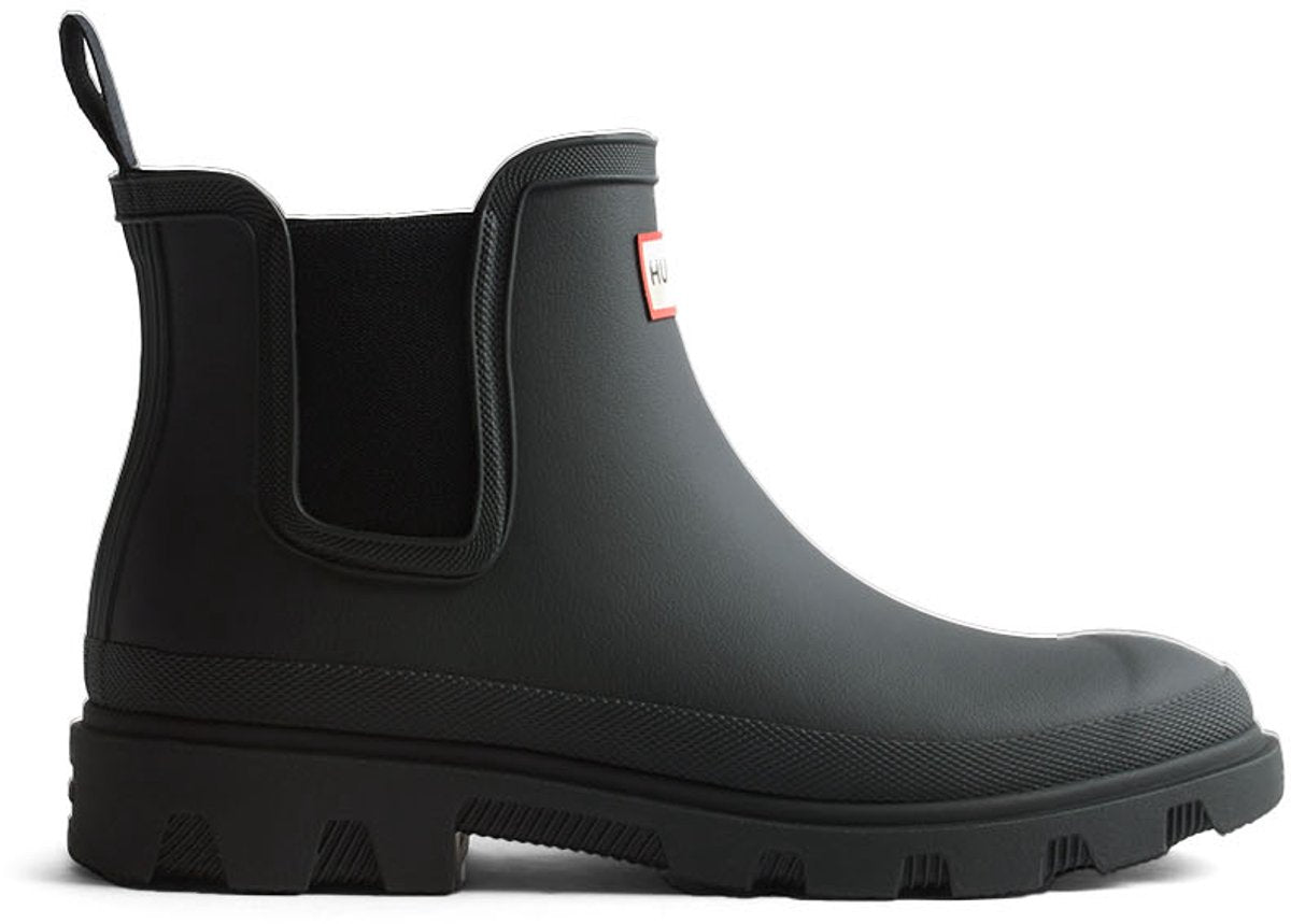 Hunter unisex downpour chelsea insulated boot unisex regenlaarzen - zwart