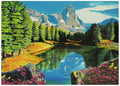 Ravensburger Puzzle „Felsenlandschaft mit Spiegelungen“, 300 Teile.