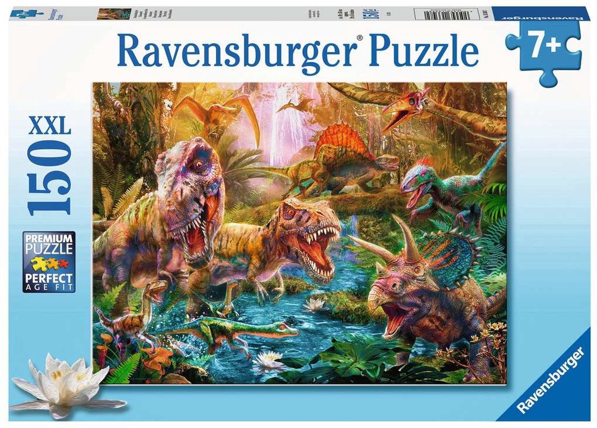 Ravensburger Dinosaurier-Puzzle, 150 Teile XXL