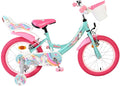 Volare Unicorn Kinderfahrrad - Mädchen - 16 Zoll - Grün - Zwei Handbremsen