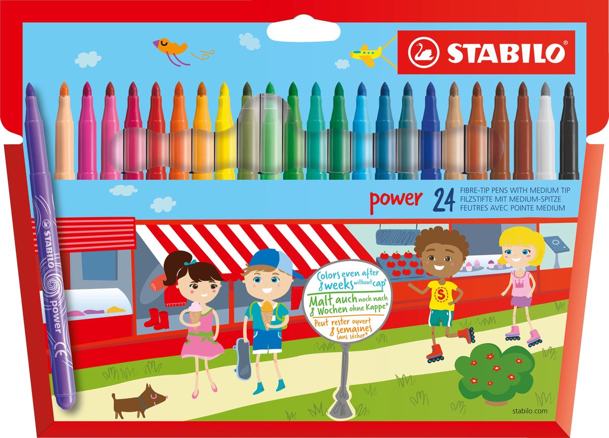 Stabilo Power Filzstifte – 24er-Set