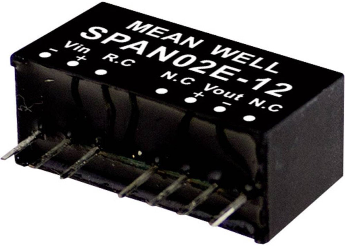 Mw mean well span02c-05 dc dc-convertermodule 400 ma 2 w aantal uitgangen: 1 x inhoud 1 stuk(s)