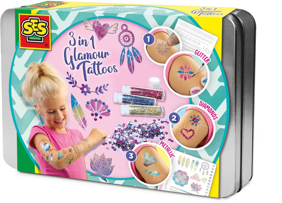 SES 3-in-1-Glamour-Tattoos