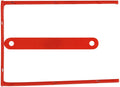 Q-connect archiefbinder d-clip | doos van 100 stuks | rood