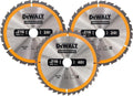 Dewalt dt1962 cirkelzaagbladen set 216mm (24t 24t 40t 216 x 30mm))