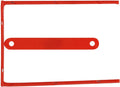 Q-connect archiefbinder d-clip | doos van 100 stuks | rood