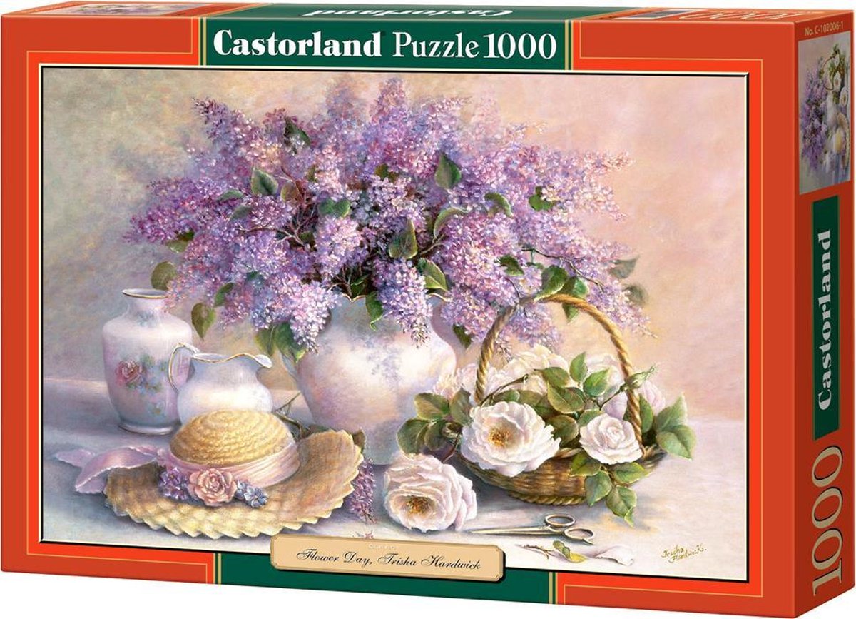 Selecta Castorland Puzzle Flower Day Trisha Hardwick, 1000 Teile.