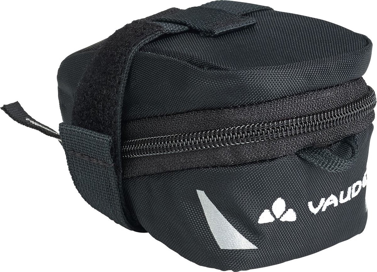 Vaude tube bag s fietstas - 0,3 l - black - klittenbandbevestiging