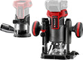Einhell professional accu boven- kantenfrees tp-ro 18 set li bl solo - power x-change - 18 v li-ion - 6 en 8 mm spantang - koolborstelloze motor - incl. diverse accessoires + tas - excl. accu en lader