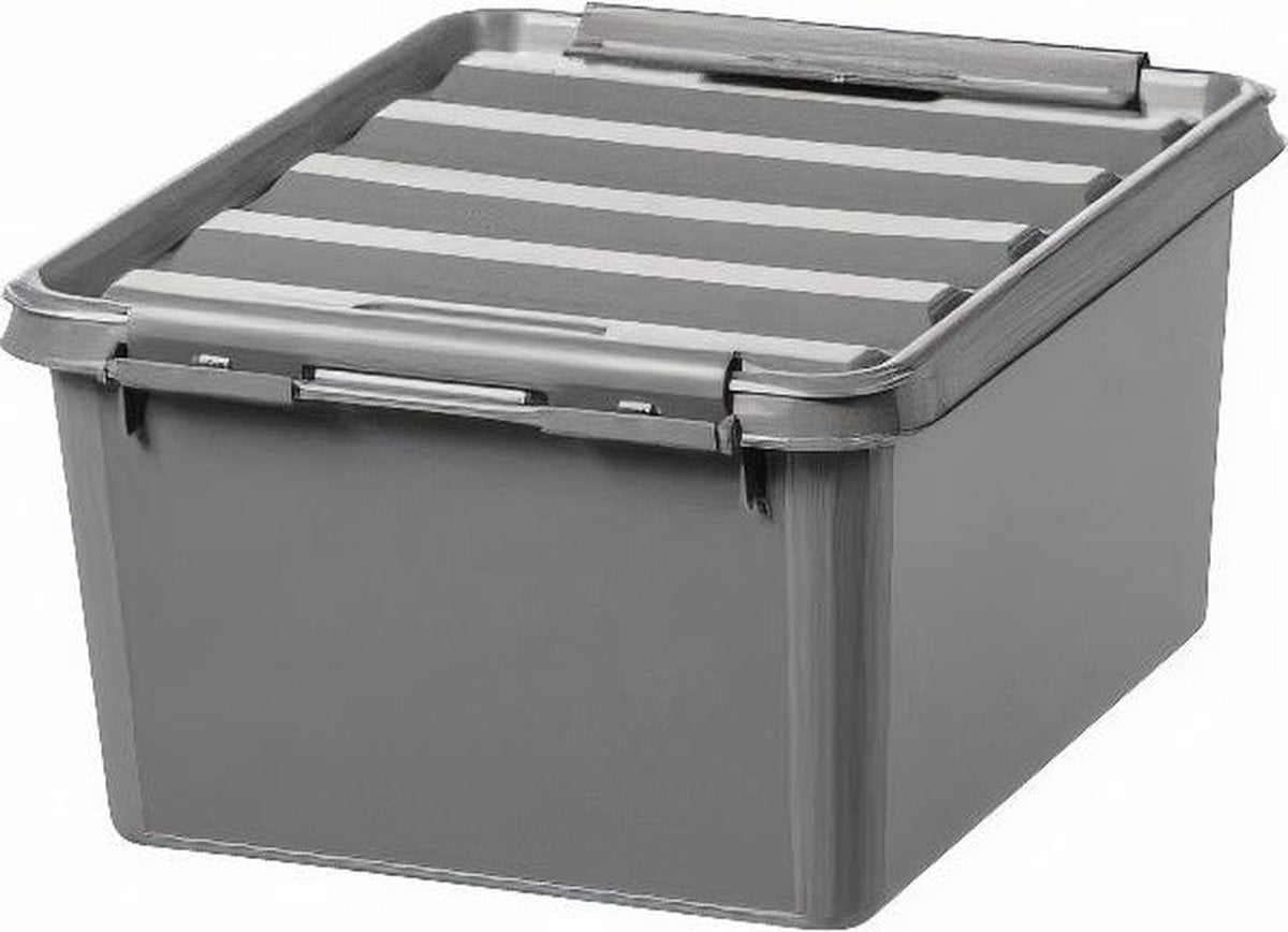 Smartstore - recycled 31 opbergbox 31 liter - polypropyleen - grijs