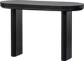 Woood mael bureau sidetable - fineer - zwart - 75x120x50