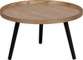 Woood mesa bijzettafel l - hout - naturel - 34xø60