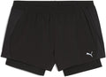 Puma w run velocity 2in1 3 short dames sportbroek - black
