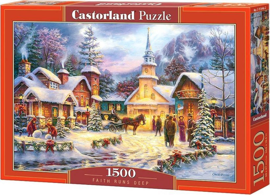 Selecta Castorland Puzzle „Der Glaube ist tief“, 1500 Teile.