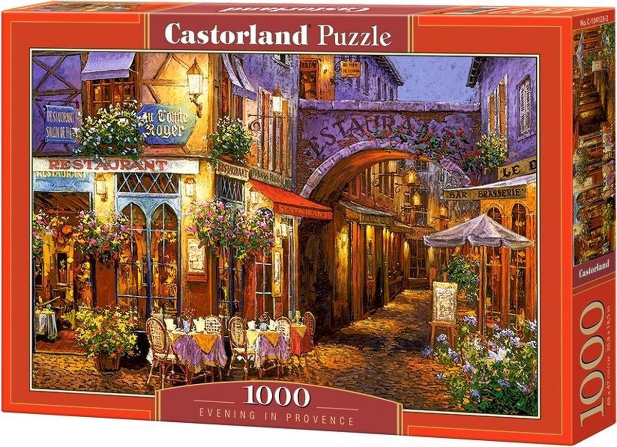 Selecta Castorland Puzzle „Abend in der Provence“, 1000 Teile.
