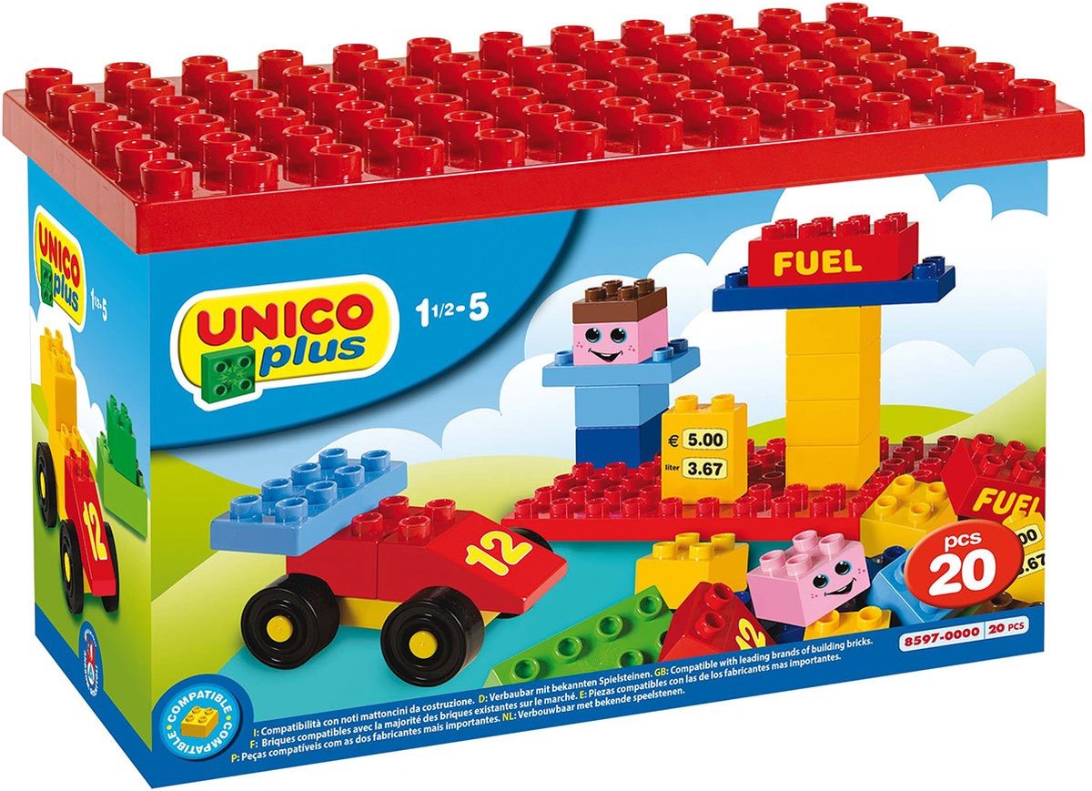 Unico-Set mit Montageplatte – 20-teilig