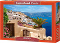 Castorland santorini greece – puzzel – 2.000 stukjes – satijnen afwerking – perfecte pasvorm – europese kwaliteit
