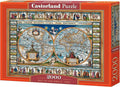 Castorland map of the world 1639 – puzzel – 2.000 stukjes – satijnen afwerking – perfecte pasvorm – europese kwaliteit