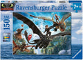 Ravensburger Puzzle Drachen und Helden - 150 Teile XXL