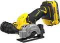 Stanley fatmax mini-cirkelzaag - v20 - sfmcm300d2-qw - 75 mm borstelloos - lithium 18v - 2 accu's 2ah