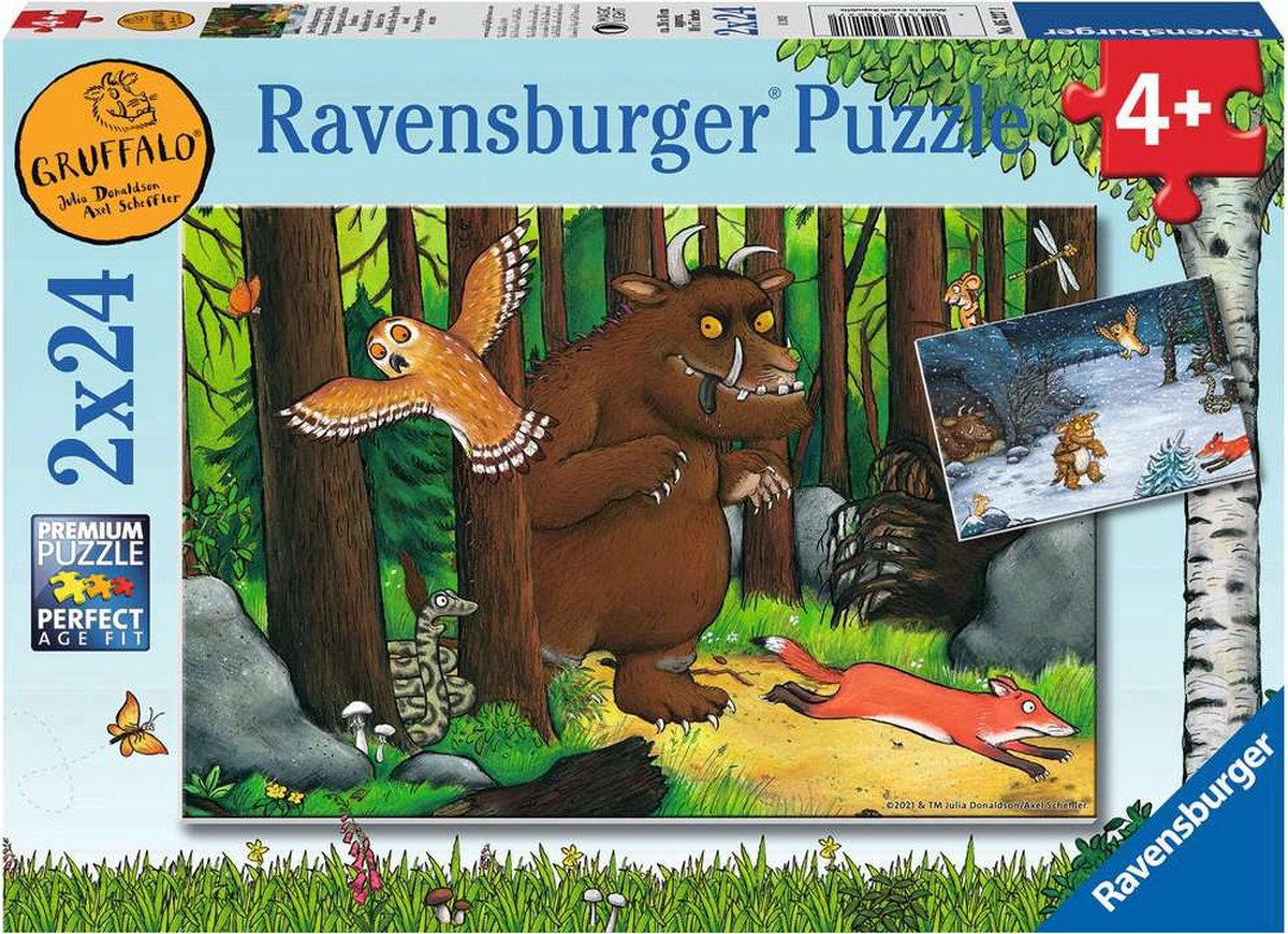 Ravensburger - das Grüffelo Puzzle 2x24 Teile