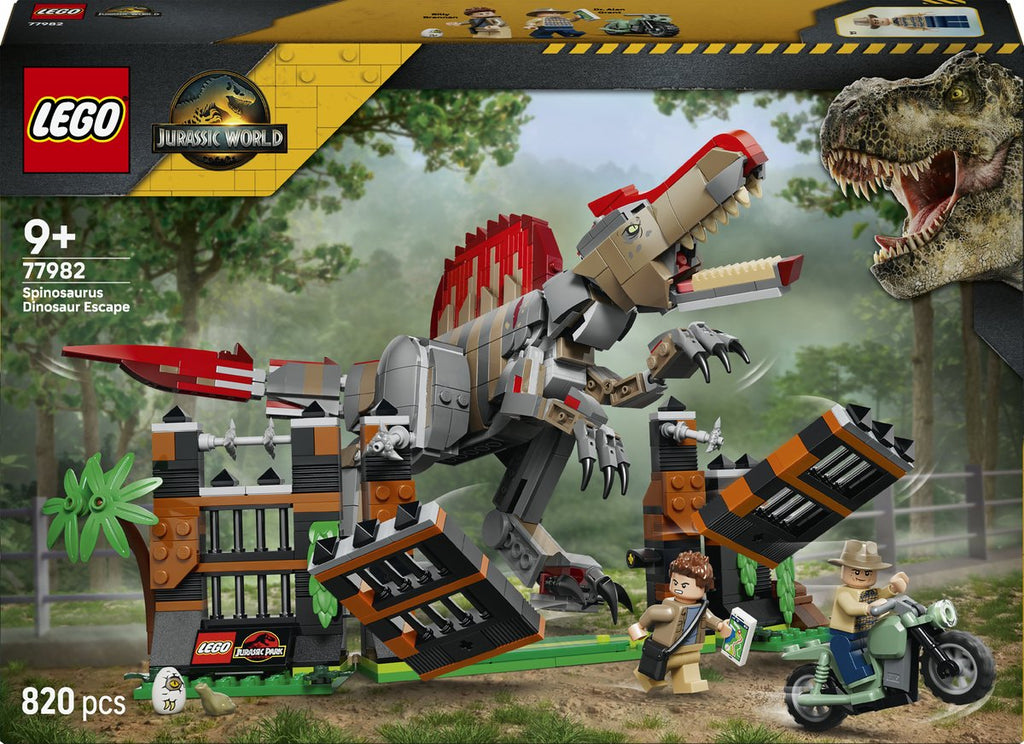 Lego jurassic world spinosaurus ontsnapping