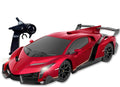 Gear2play rc lamborghini veneno rood 1:12 - bestuurbare auto - 2.4 ghz met verlichting