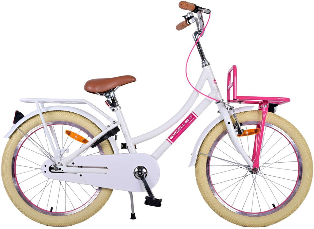 Volare Volare Kinderfahrrad Mädchen 20 Zoll Weiß
