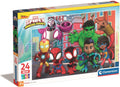 Clementoni Legpuzzel Super Color Maxi Spidey, 24.