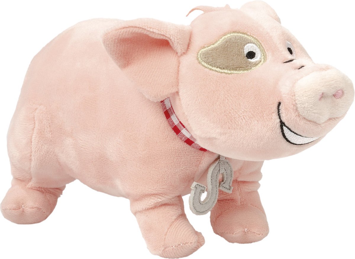 Bambolino knuffel pluche fien en teun - sebastiaan het varken, 22cm
