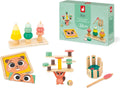 Janod - box 36 maanden ontwikkeling - speelset - 4 stuks speelgoed