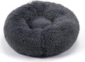Beeztees yali - hondenmand - pluche - fluffy - grijs - diam. 60 cm