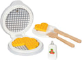Goki Holzwaffeleisen mit Zubehör, 9-teilig.