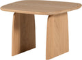 Woood tablo salontafel 60 cm - eiken - transparant - 40x59x59