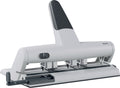 Leitz heavy duty akto multi perforator - 3-gaats us, 4-gaats - perforeert tot 30 vel - voor mappen en ringbanden - zilver