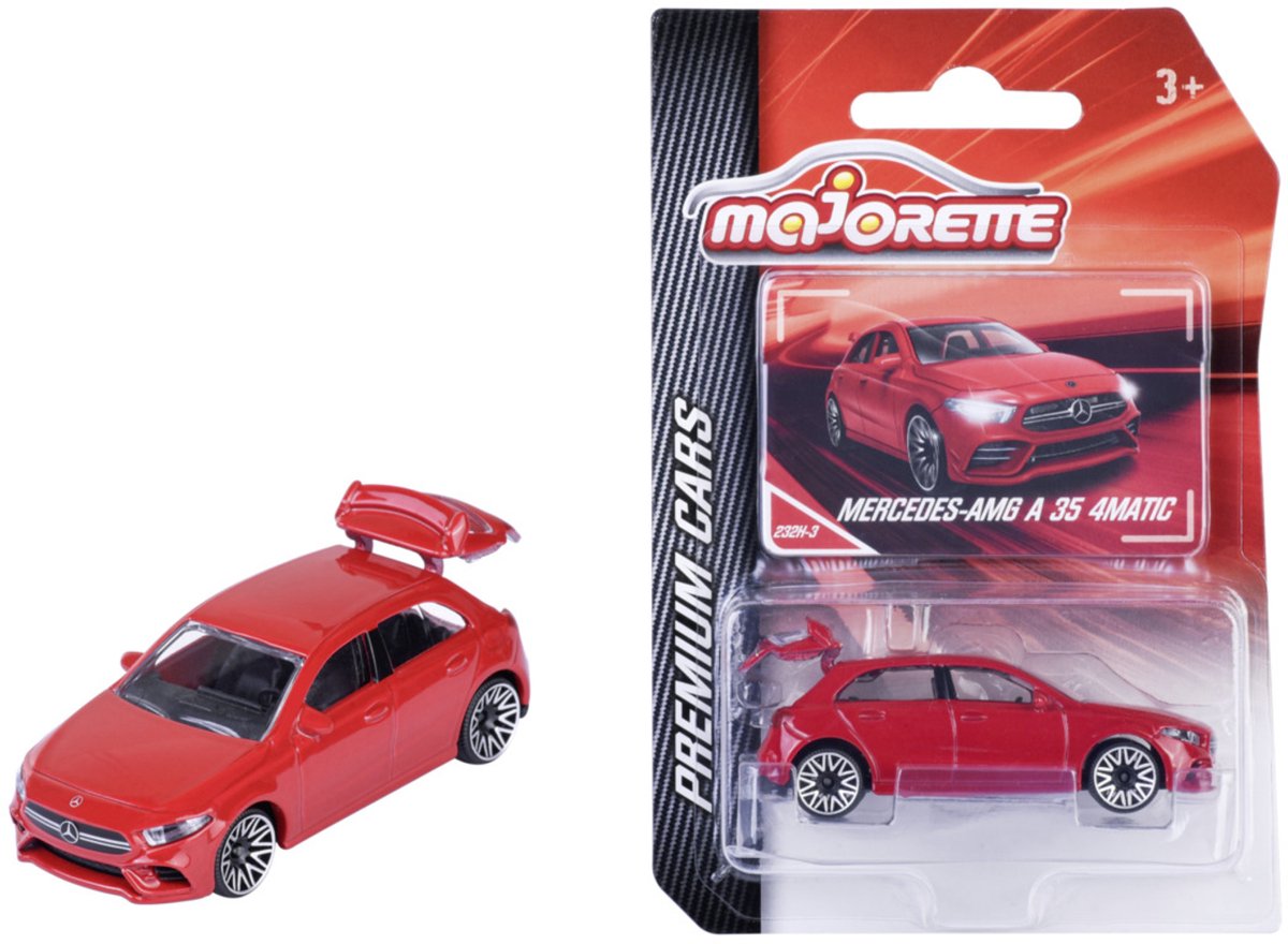 Majorette mercedes benz a 35 amg 4matic, rood (premium cars)