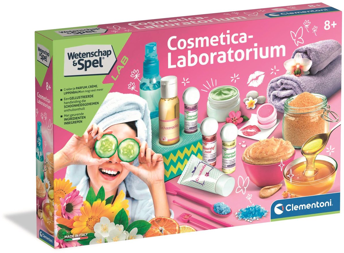 Clementoni wetenschap spel - cosmeticalaboratorium - experimenteerdoos - stem-speelgoed