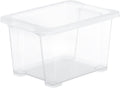 Rotho core basic opbergbox - set van 4 - stapelbaar - 15 ltr