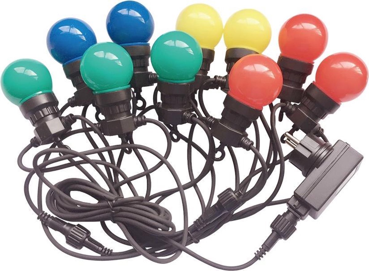 V-tac vt-71020 string light - led-lamp - dc:24v - ip44 - 600 lumen - rgb + geel