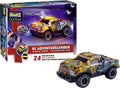 Revell adventskalender 2025 - 01056 rc auto - de ultieme kerstrijder - rc voertuig plastic kerstontwerp - 2,4 ghz - 1:22