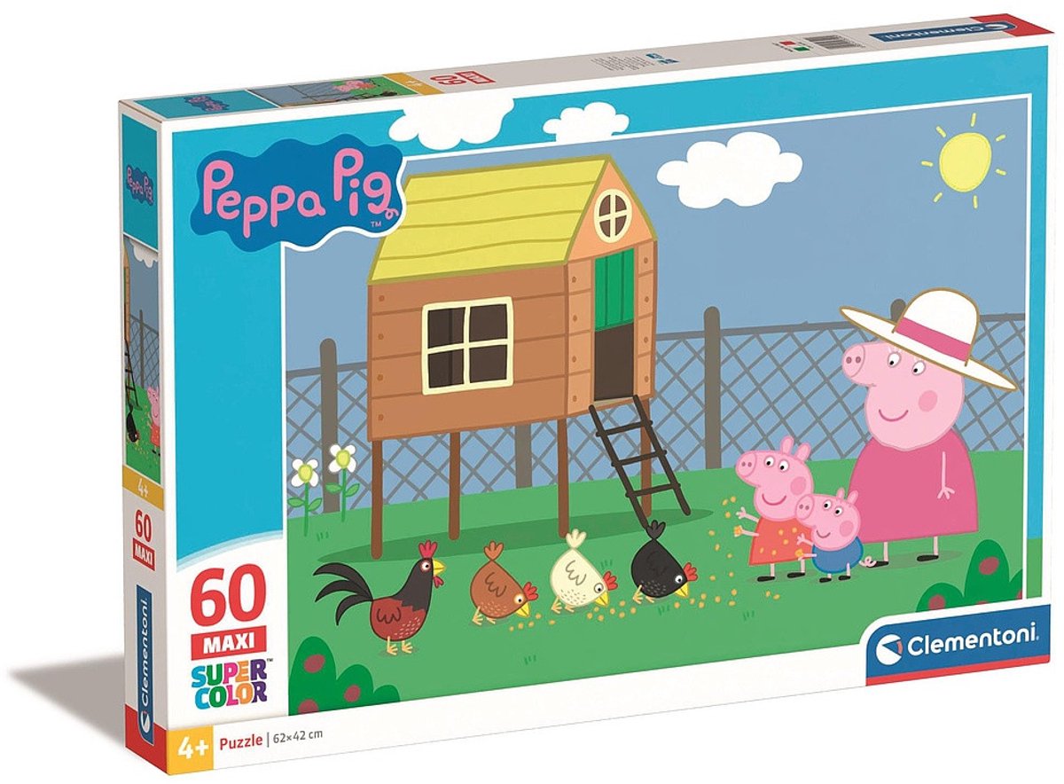 Clementoni Maxi-Puzzle - Peppa Pig, 60 Teile.