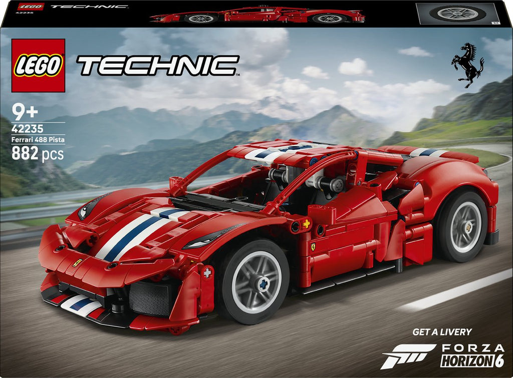 Lego technic ferrari 488 pista auto