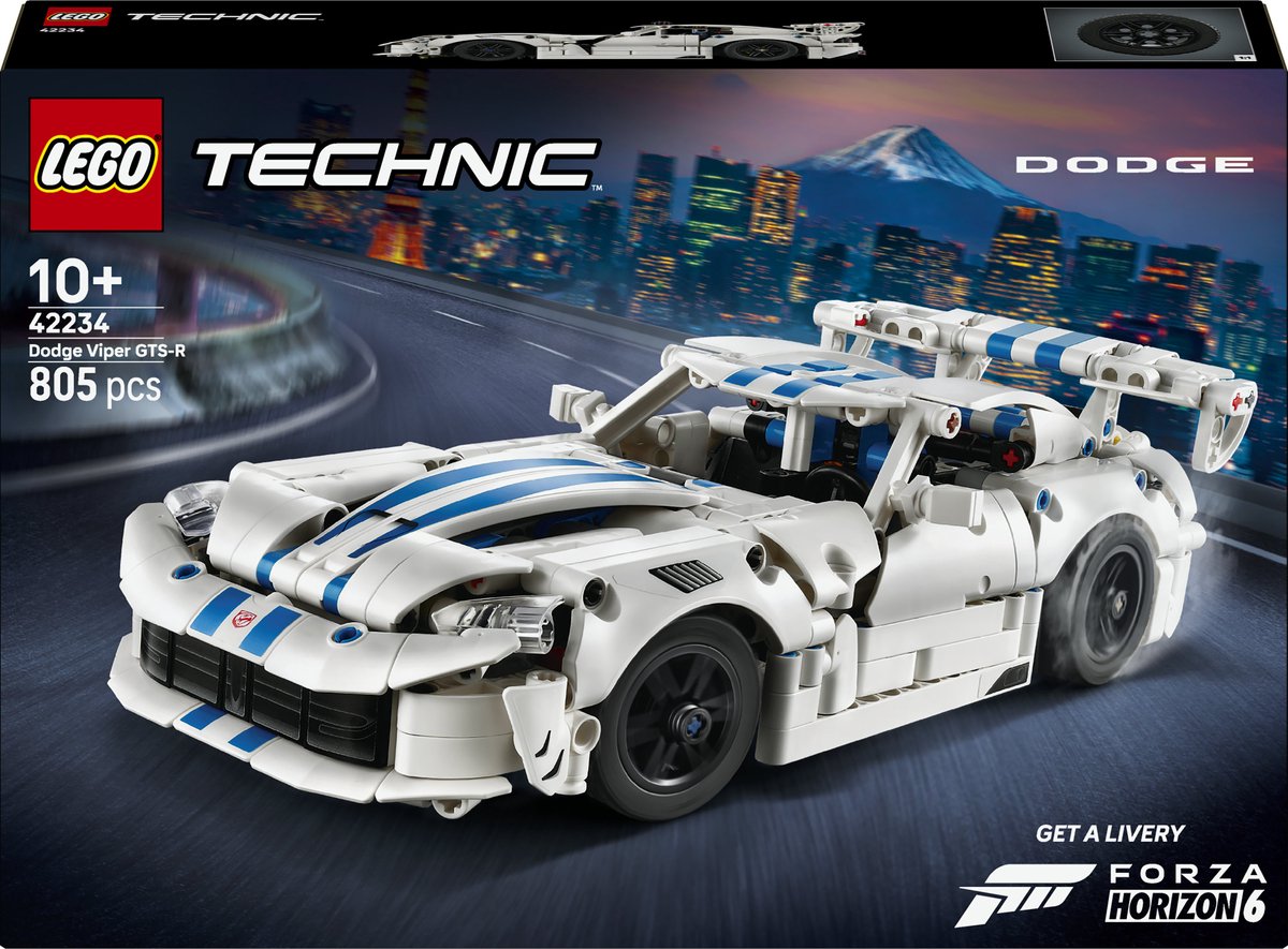 Lego technic dodge viper gts-r sportauto