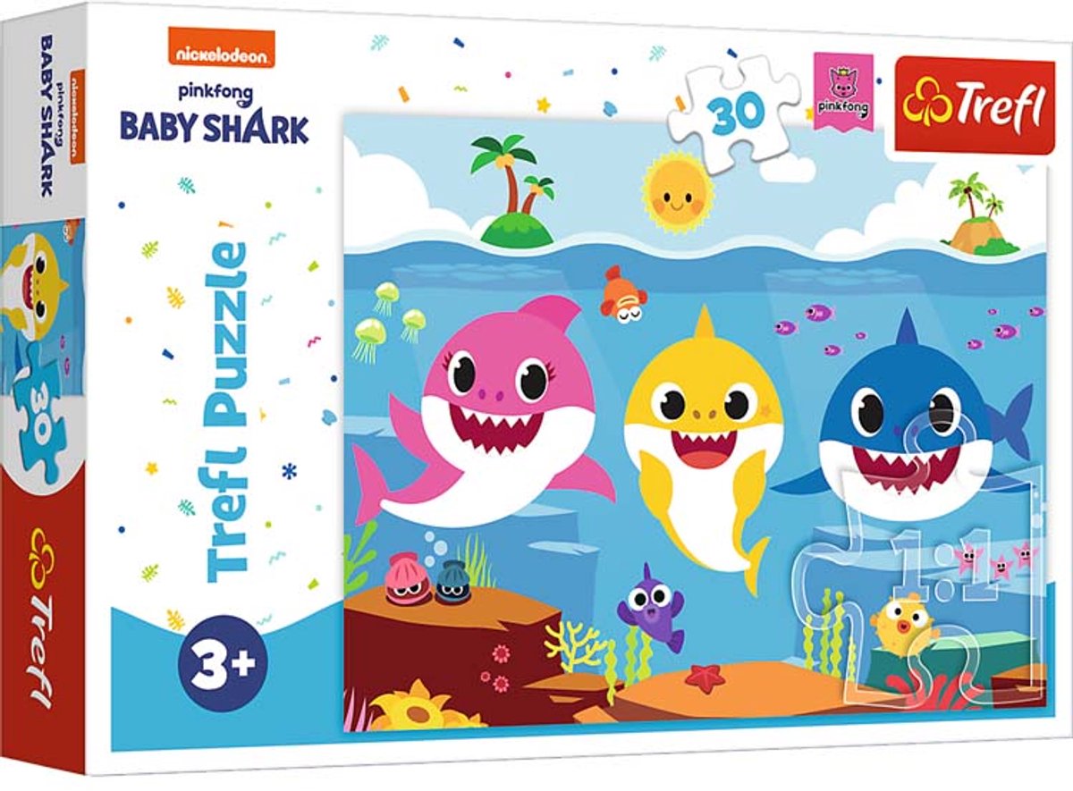 Trefl 30 - de onderwaterwereld van haaien viacom baby shar